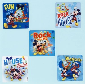 10 Mickey Mouse Funhouse Large Stickers - Minnie, Donald, Pluto, Goofy, Daisy - Picture 1 of 1
