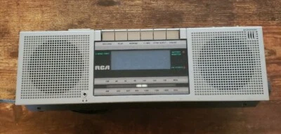 RCA Deluxe AM/FM Stereo Clock Radio Cassette Recorder  Dual Alarm Nice - Image 1 of 4