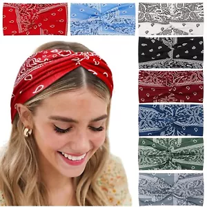 Comfortable Wide Headbands for All Occasions – Non-Slip Elastic Turbans, 8-Pack - Picture 1 of 1