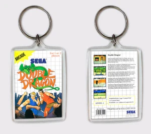 Double Dragon Sega Master System Keyring - Picture 1 of 1