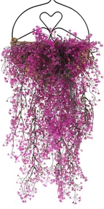 HUAESIN 3 Pcs Künstliche Hängepflanzen Schleierkraut Kunstpflanze Hängend Blumen - Bild 1 von 12