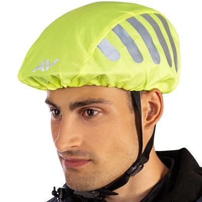 AVANA Fahrradhelm Regenschutz Reflektoren Helmüberzug wasserdichter Regenüberzug - Bild 1 von 4