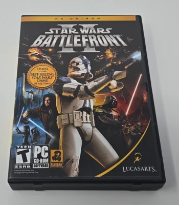 Star Wars Battlefront 2 PC CD (4 Disc Set) - Complete With Manual / Serial - Image 1 of 4