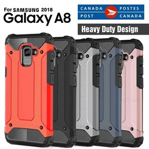 For Samsung Galaxy A8 2018 Shockproof Armour Dual Layer Heavy Duty Case Cover