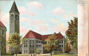 Antique Postcard View of Cornell University Library Tuck Unposted Undivided - Picture 1 of 2