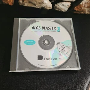 Alge-Blaster 3 III Davidson PC CDROM Win3.1/95/Mac Algebra Math Game DISC ONLY - Picture 1 of 4