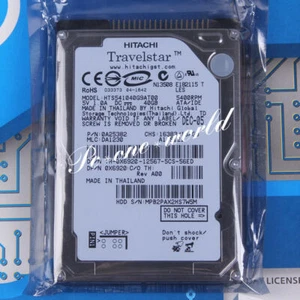 100% OK HTS541040G9AT00 HITACHI 40 GB 2.5" 5400 RPM 8 MB PATA Hard Disk HDD - Picture 1 of 2