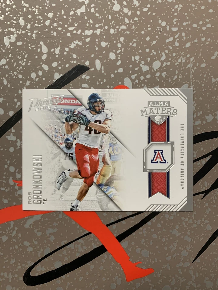 2016 Panini NFL Prestige Alma Maters Rob Gronkowski #15 - Image 1 of 2