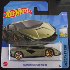 MOC Hot Wheels 2022 Factory Fresh Lamborghini Sian FKP 37 Gold 85/250. UK ONLY. - Picture 1 of 2