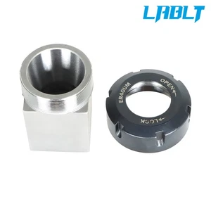LABLT ER-40 Square Collet Block Chuck Holder for CNC Lathe Engraving Machine - Picture 1 of 12