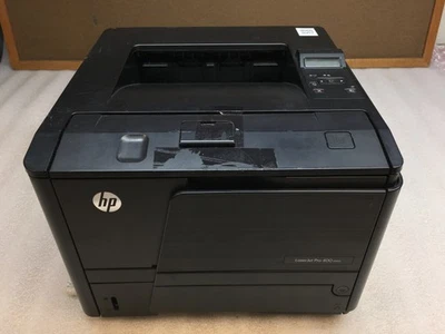 HP LaserJet Pro 400 M401n Monochrome Laser Printer w/Only 2pg ct & No Toner - Image 1 of 4