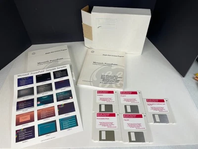 Vintage Microsoft Powerpoint 2.01 with Genigraphics for Macintosh (1988) - Image 1 of 4