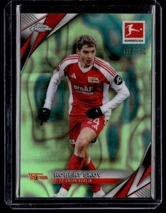 24/25 Topps Chrome Sapphire Edition Bundesliga #9 Robert Skov Green Sapphire/99 - Picture 1 of 2