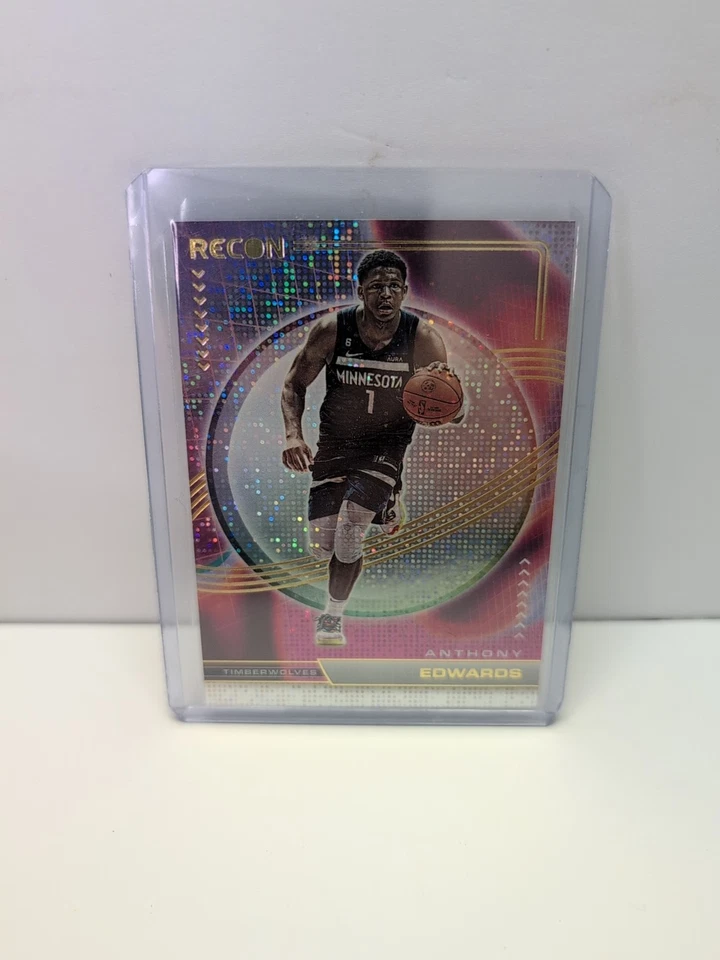 2022-2023 Panini Recon Anthony Edwards Holo Dots Case Hit! Timberwolves RARE - Image 1 of 4