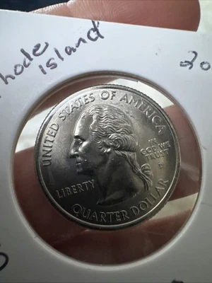 2001 D Rhode Island Quarter Uncirculated MS A25 - Image 1 of 2