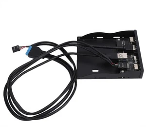 19PIN Expandability USB Front Panel For Win 7 8 10 For Linux Floppy Panel Hub - Afbeelding 1 van 9