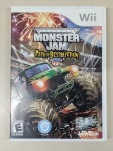 Monster Jam: Path of Destruction (Wii, 2010) CIB Complete With Manual - Picture 1 of 4