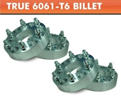 4 Pcs Wheel Adapters 6x4.5 to 6x4.5 ¦ 2005 Frontier Xterra Pathfinder Spacers 1" — 第 1/2 张图片