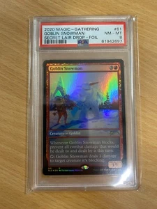 Goblin Snowman (Secret Lair Drop) PSA 8 (61942697) Magic the Gathering - Picture 1 of 2