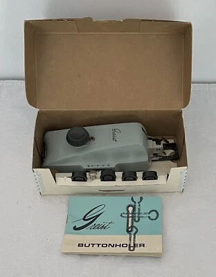 Vintage Greist The Buttonholer Automatic Buttonhole Stitch Attachment • Model #8 - Image 1 of 4