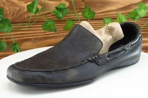 Born Crown Schuhe Größe 9,5 M schwarz Autofahrer Mokassins Leder Herren - Bild 1 von 8
