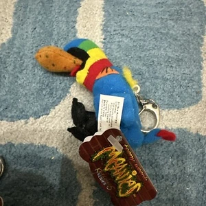 Teeny Weenie Meanies Hurley the toucan Plush Soft Toy Figure Keychain nwt - Picture 1 of 4