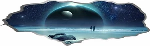 MOTORHOME VINYL GRAPHICS STICKERS DECAL CAMPER VAN RV HORSEBOX MOONS 1300X 400M - Picture 1 of 1