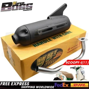 VCT Modification Complete Exhaust System Set For HONDA SCOOPYi 2009-16 - Picture 1 of 7