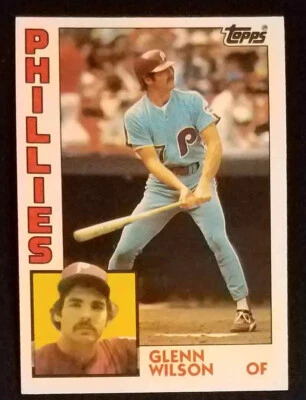 1984 Topps Traded #129T Glenn Wilson Rookie RC Philadelphia Phillies NM-MINT - Image 1 of 2