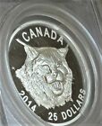 2014 Canada $25 Lynx High Relief Proof Silver PF70 DCAM