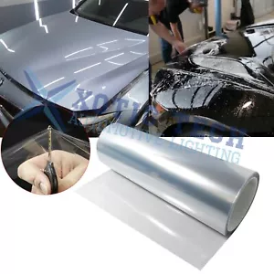 48" Clear Transparent Headlight Bumper Hood Paint Protection Film Vinyl Sheet - Bild 1 von 12