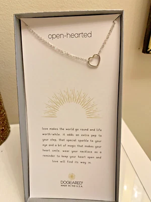 Collar Disney Dogeared corazón cadena plata niña regalo cumpleaños vacaciones🌈 - Foto 1 de 4