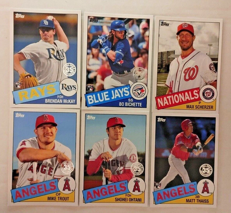 2020 Topps Series 1  1985 Topps 35th Anniversary Insert Pick from drop down list - Image 1 of 1