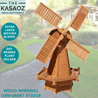 Kasa Fir Wood Windmill Ornament Large Statue Decorative Garden Waterproof 1520mm