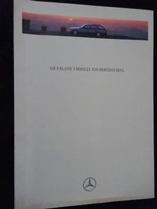 Mercedes-Benz Prospekt: W201 E-KLASSE T-Modell  Broschüre um 08/1994 - Picture 1 of 6