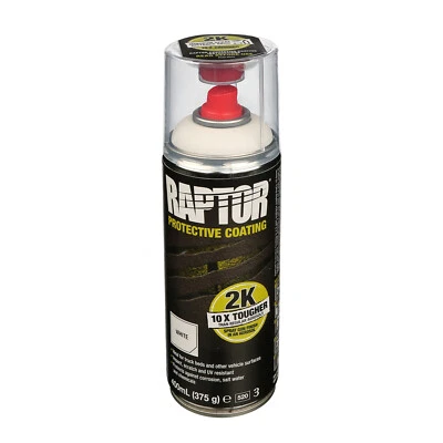 UPOL RAPTOR Superficies de Transporte Revestimiento Blanco 2K Spray - Blanco 400ml