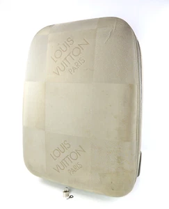 Authentic LOUIS VUITTON Khaki Geant Damier Travel Rolling Suitcase #58975 - Picture 1 of 21