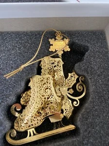 2020 Danbury Mint "Ice Skates" Christmas Ornament NEW IN BOX