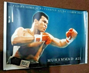 1998 Muhammad Ali "Float Like a Butterfly, Sting Like a Bee" Poster 33,5 x 24 - Bild 1 von 3