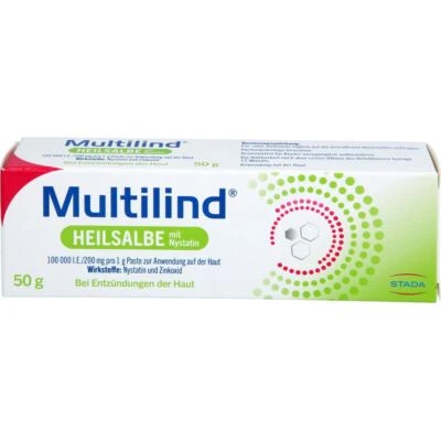 STADA CONSUMER HEALTH DEUTSCHLAND GMBH MULTILIND Heilsalbe m.Nystatin u.Zinkoxid 50 g PZN03737617