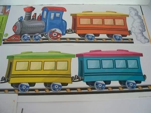 Choo Choo Zug Wand Wallies Wandaufkleber Dekor Schlafzimmer Bad Küche Höhle - Bild 1 von 1