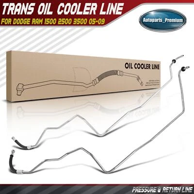 Auto Trans Oil Cooler Hose Assembly for Dodge Ram 1500 2500 Return & Pressure - Image 1 of 4