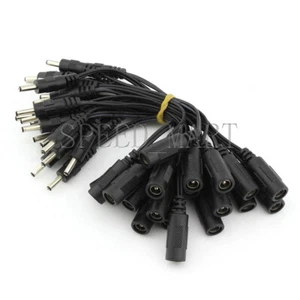 20pcs DC Power Supply Converter Cable 5.5x2.1mm Female to 3.5x1.35mm Male Plug - Imagen 1 de 4