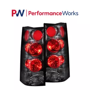 Anzo 211090 Van Tail Lights Black Fits 2003-2014 Chevy Express / GMC Savana - Foto 1 di 1