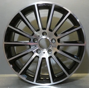 MERCEDES G-CLASS 20" TURBINE ALLOY WHEEL RIM BLACK DIAMOND CUT W463 GENUINE X1 - Picture 1 of 13