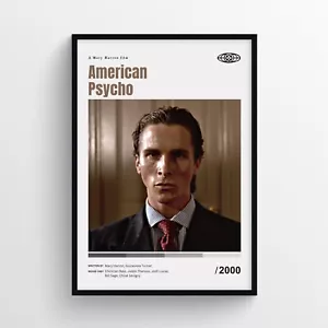 American Psycho Movie Poster Print, Wall Art - Unframed - Picture 1 of 3