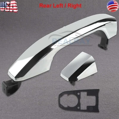 Exterior Door Handle Rear Chrome For 2014-2019 Chevrolet Silverado 1500 L / R - Изображение 1 из 4