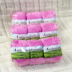 Sale 9BallsX50g Soft Worsted Chunky Hand Sweater Blanket Wool Knitting Yarn 04 - Picture 1 of 24