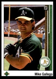 1989 Upper Deck Mike Gallego Oakland Athletics #583 - Picture 1 of 2