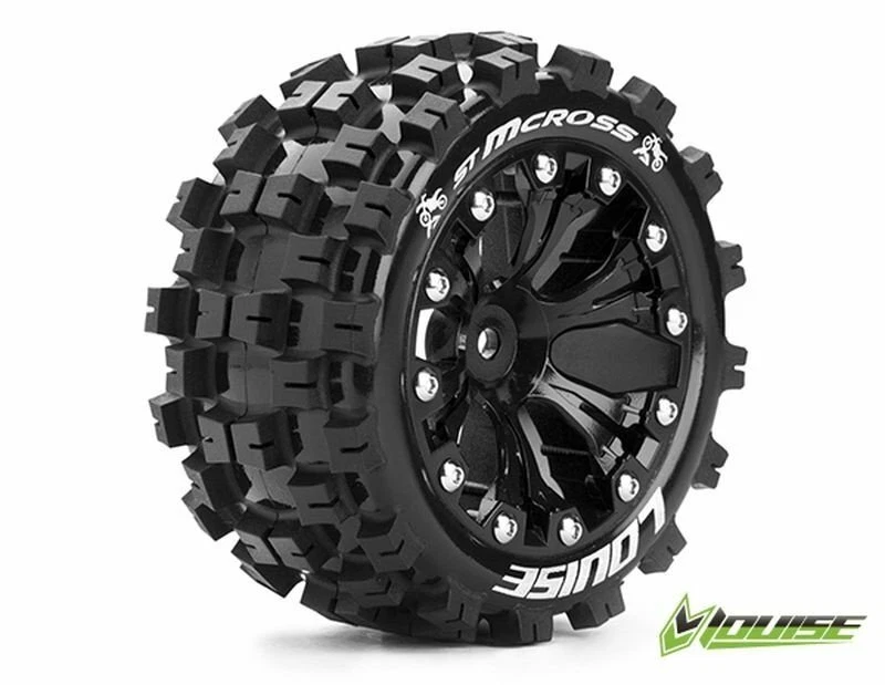 Louise Komplettrad ST-MCROSS soft, schwarz 1/2 Offset 12mm 2.8" #LOUT3272SBH - Bild 1 von 1